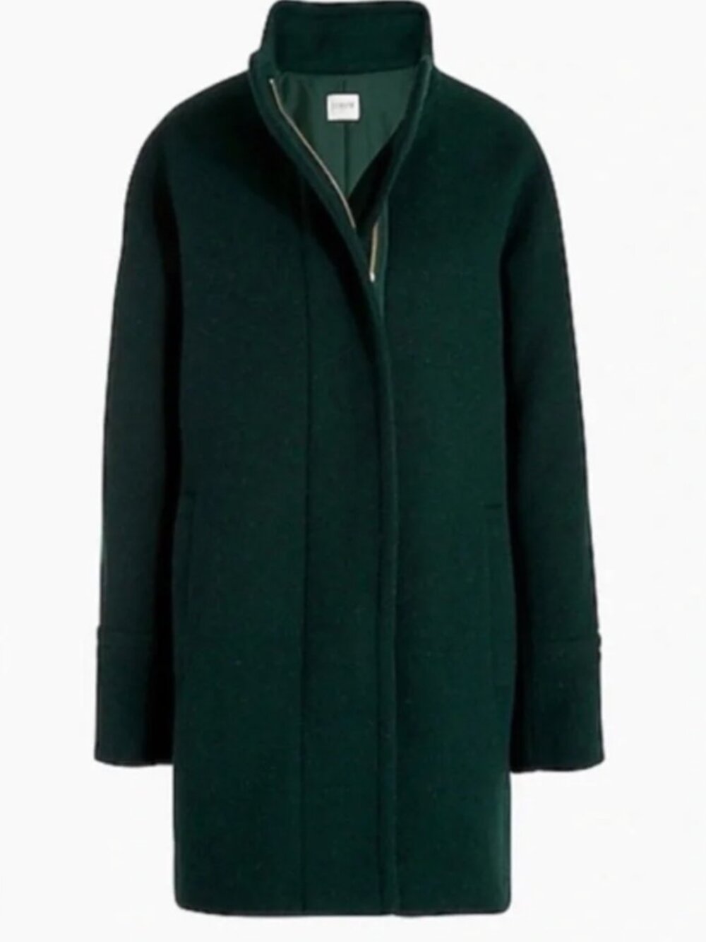 J.Crew Factory City Coat (6, Dark Forest Green)